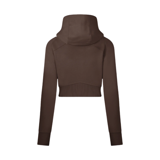 womens,cropped,blanks,zip up,zip through,hooded