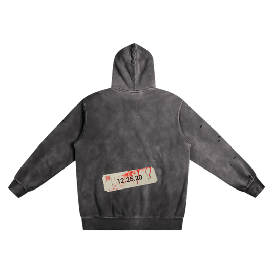 hand frayed,vamp,playboicarti,pbc,monkey washed,wholelottared,red,hoodie,washed