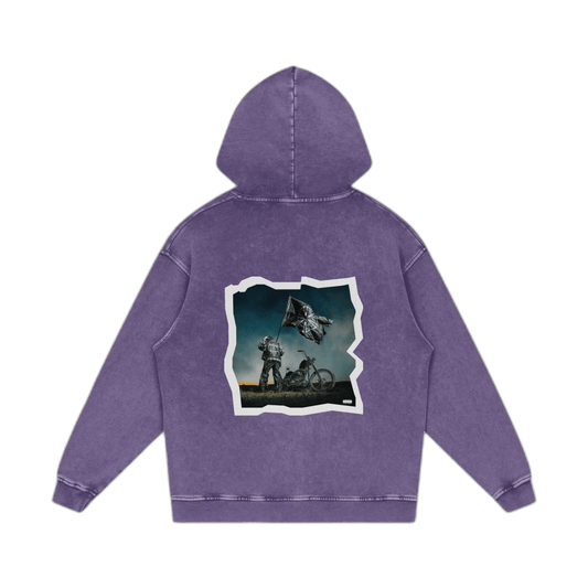 HARDSTONE PSYCHO - Acid Washed Hoodie