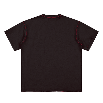 reversed,reversible,hand frayed,frayed,vanta,vantablack