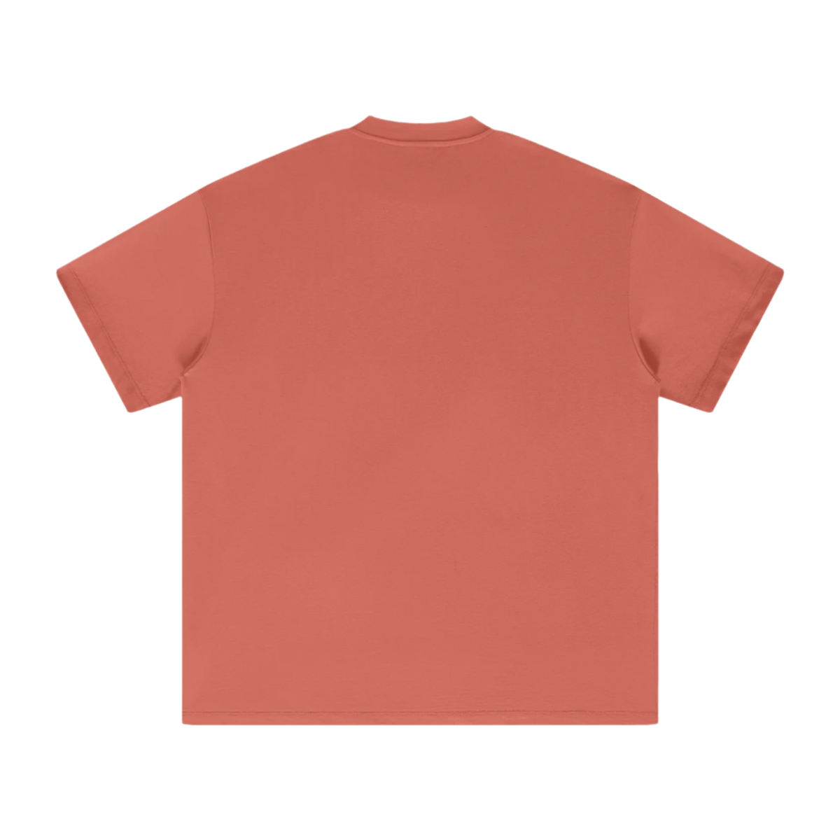 Creation of Adam graphic tee in Watermelon Red, back view