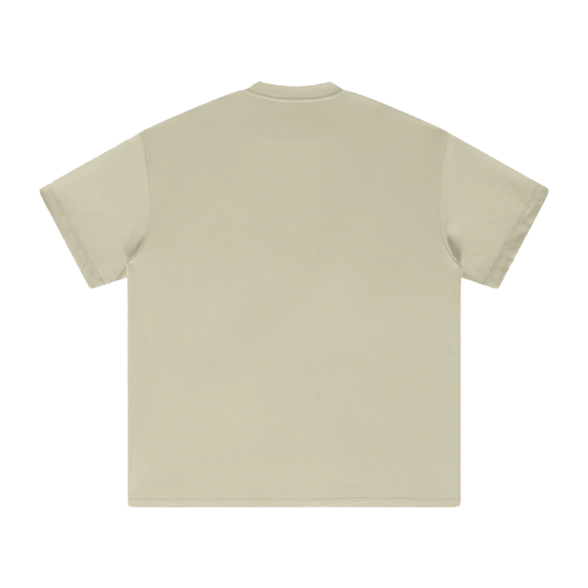 Creation of Adam graphic tee in Sand, back view