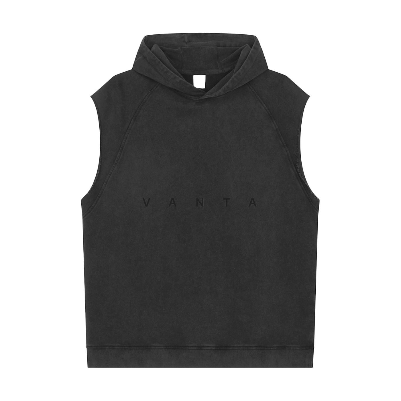 sleeveless ,hoodie,snow washed,washed,vanta,vantablack