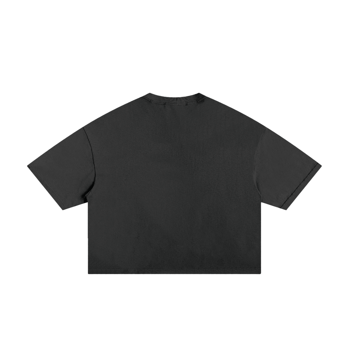 NVR Star Boxy Tee in black, back