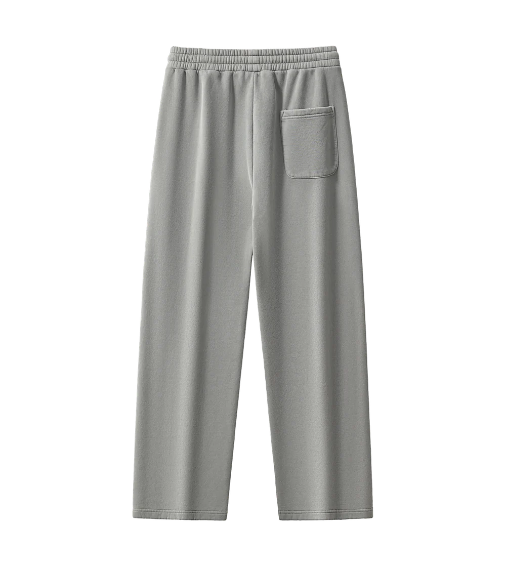 NVR Star Sweatpants in light gray, back