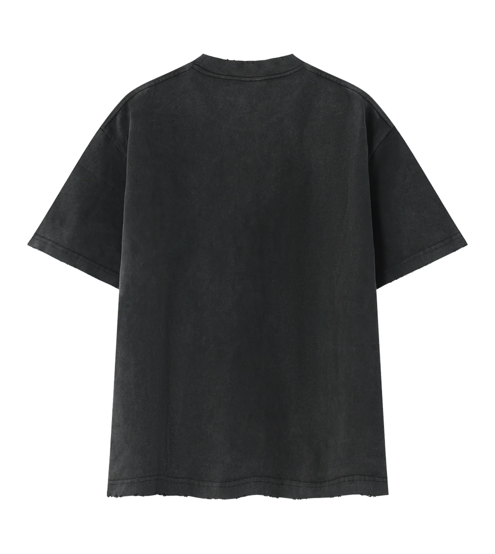 NVR Star Oversized Tee in black, back